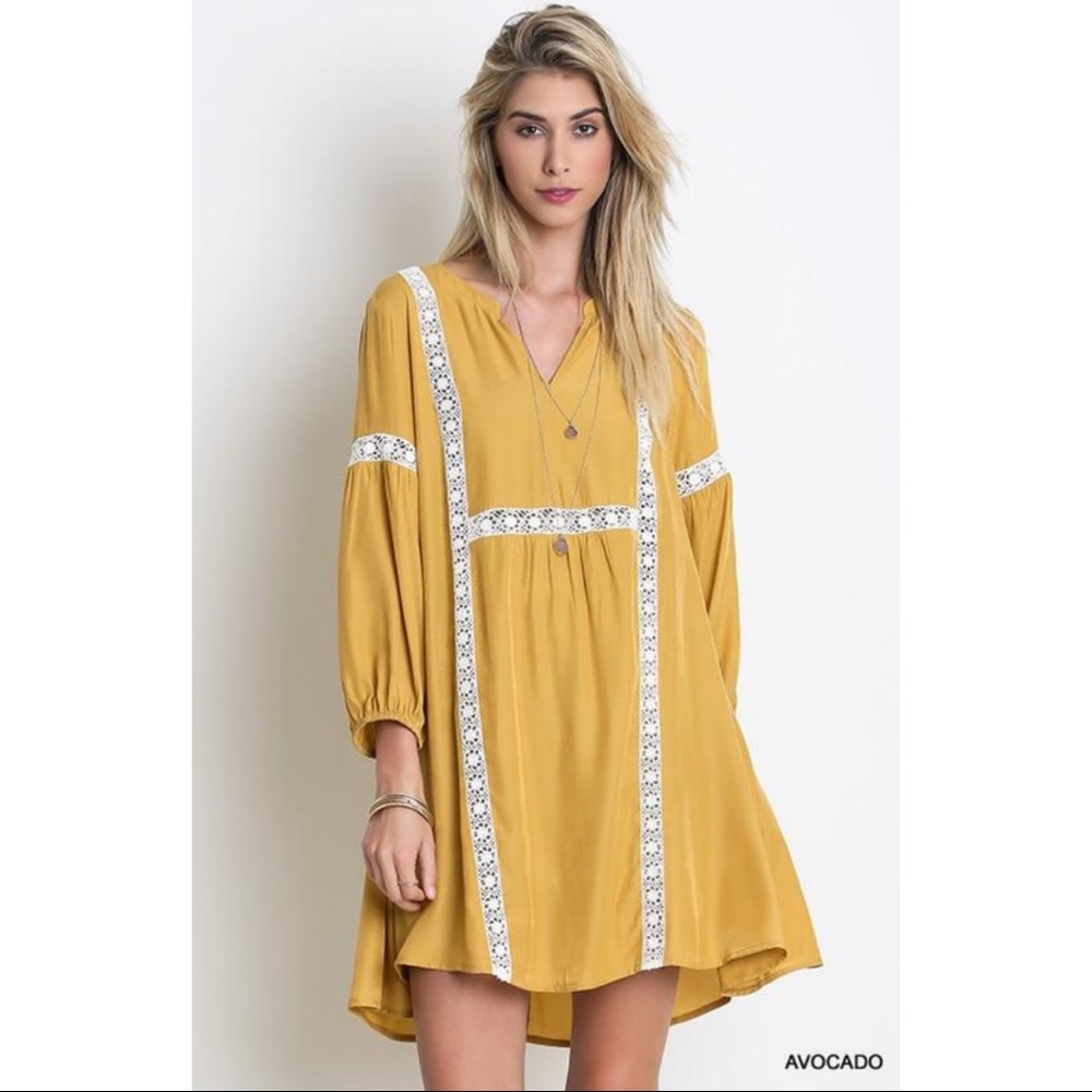 Umgee Swing Boho Dress